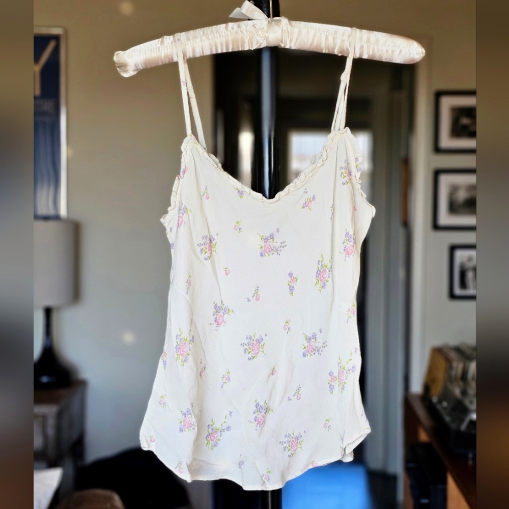 Reformation Fiddle‎ Ruffle Camisole